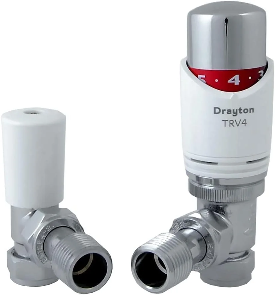 White & Chrome Angled TRV