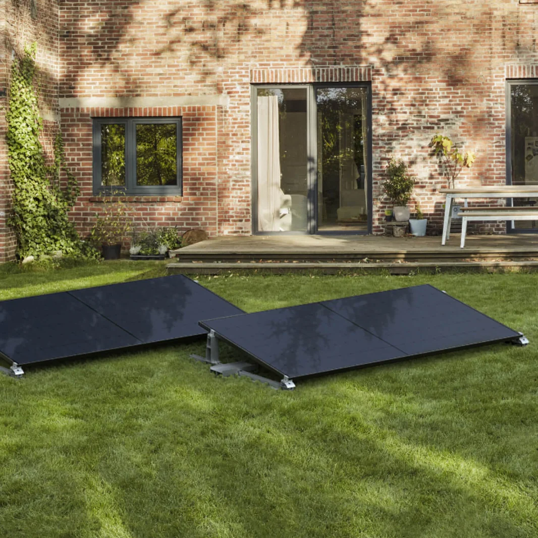 EcoFlow STREAM Garden/Ground Kit (2×400W + Flat Round Bracket)