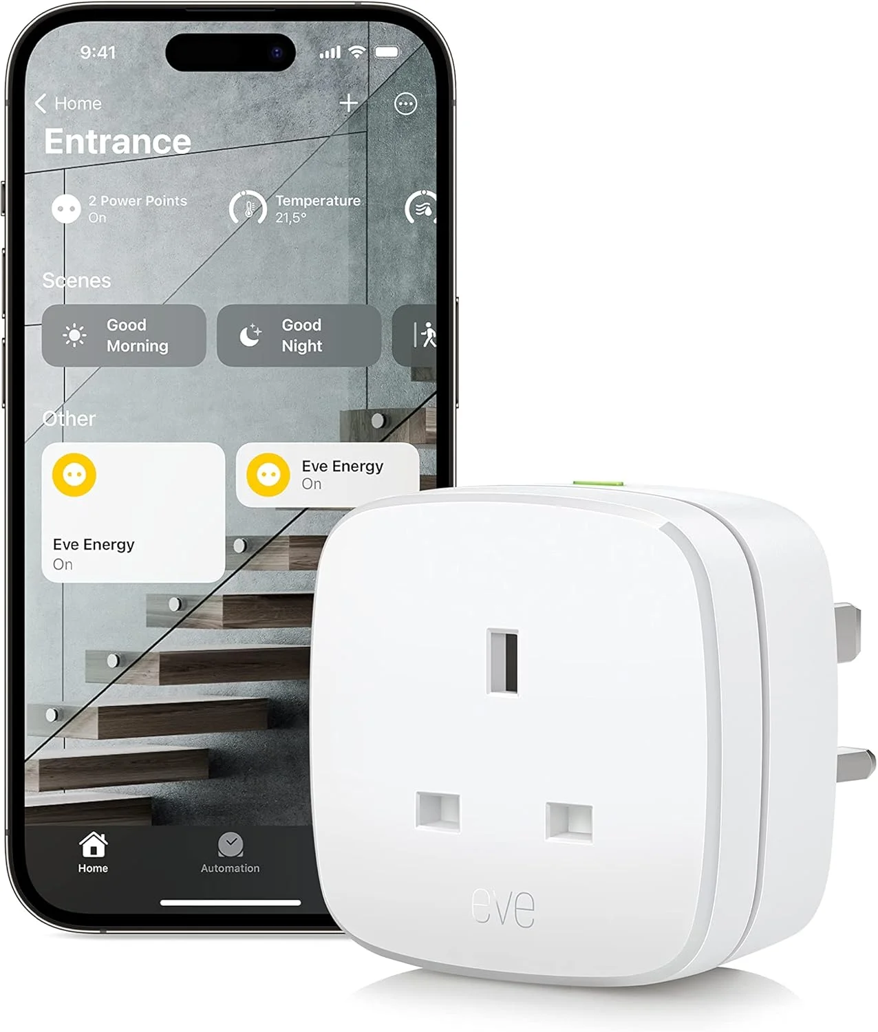 Eve Energy (Matter) UK-Smart Plug