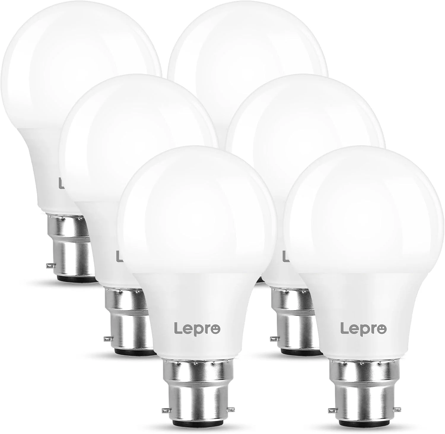 Bayonet LED Light Bulbs, 60W Equivalent